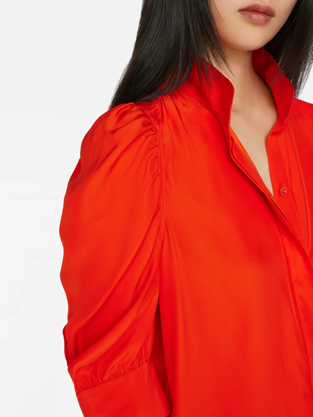 Gillian Top -- Red Orange sold by Frame Denim product image thumbnail 5