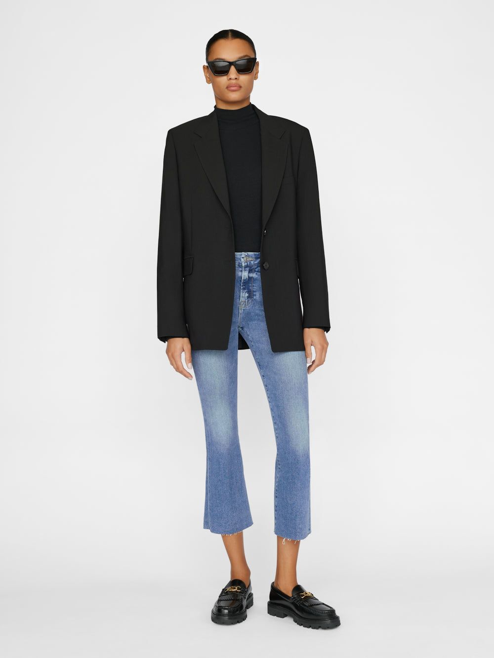 Le Crop Mini Boot Raw Edge -- Cairo sold by Frame Denim product image thumbnail 2