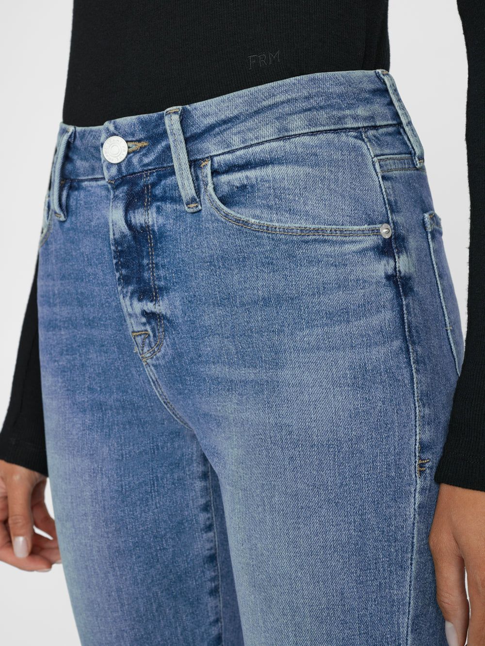 Le Crop Mini Boot Raw Edge -- Cairo sold by Frame Denim product image thumbnail 3