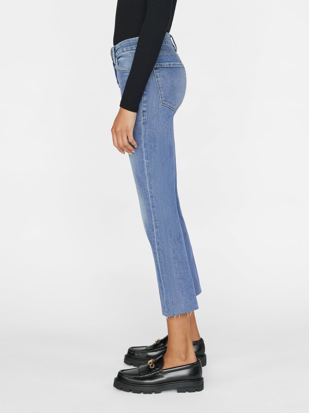 Le Crop Mini Boot Raw Edge -- Cairo sold by Frame Denim product image thumbnail 5