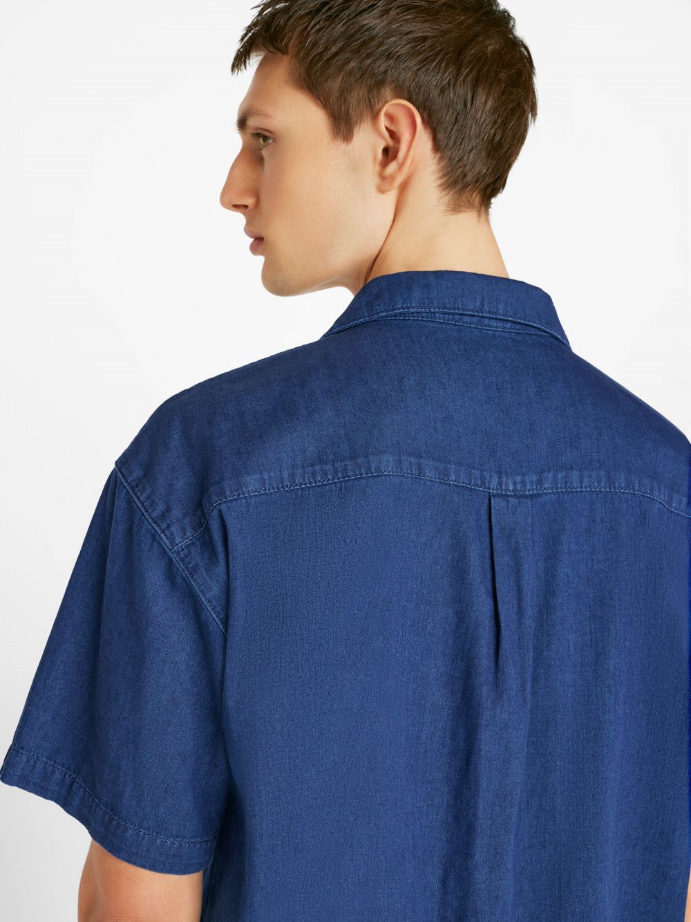 Chambray Camp Collar Shirt -- Maritime sold by Frame Denim product image thumbnail 5