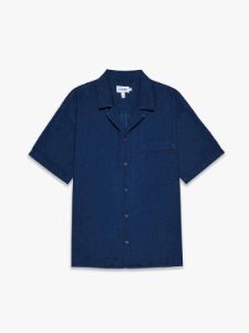 Chambray Camp Collar Shirt -- Maritime sold by Frame Denim