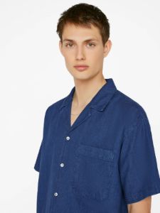 Chambray Camp Collar Shirt -- Maritime sold by Frame Denim