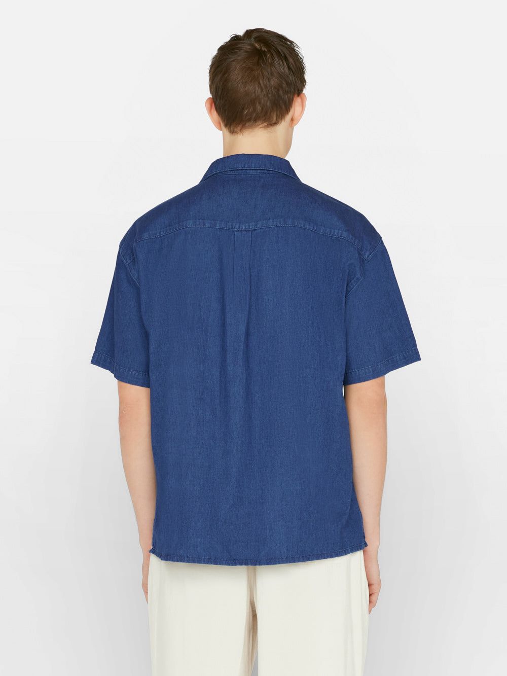 Chambray Camp Collar Shirt -- Maritime sold by Frame Denim product image thumbnail 7