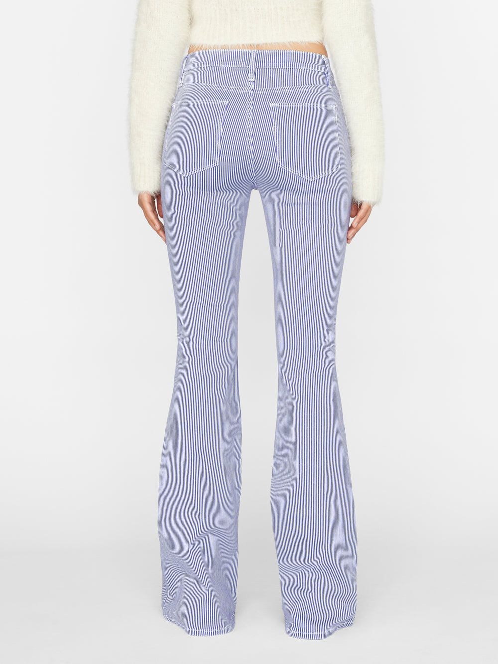 Le High Flare -- Blue Stripe sold by Frame Denim product image thumbnail 8