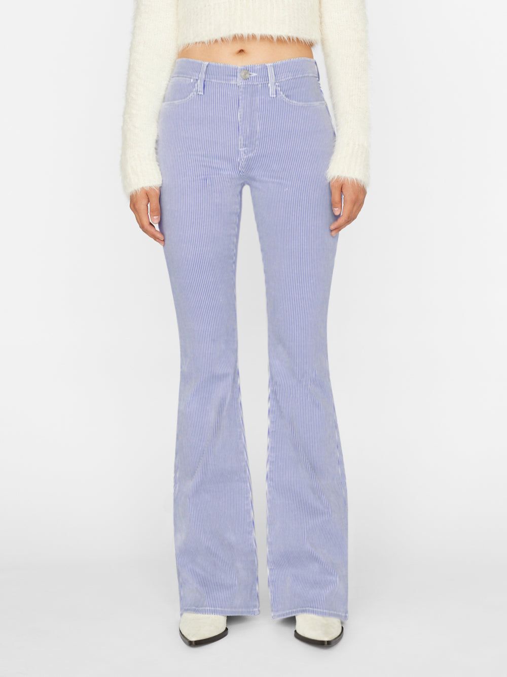 Le High Flare -- Blue Stripe sold by Frame Denim product image thumbnail 2