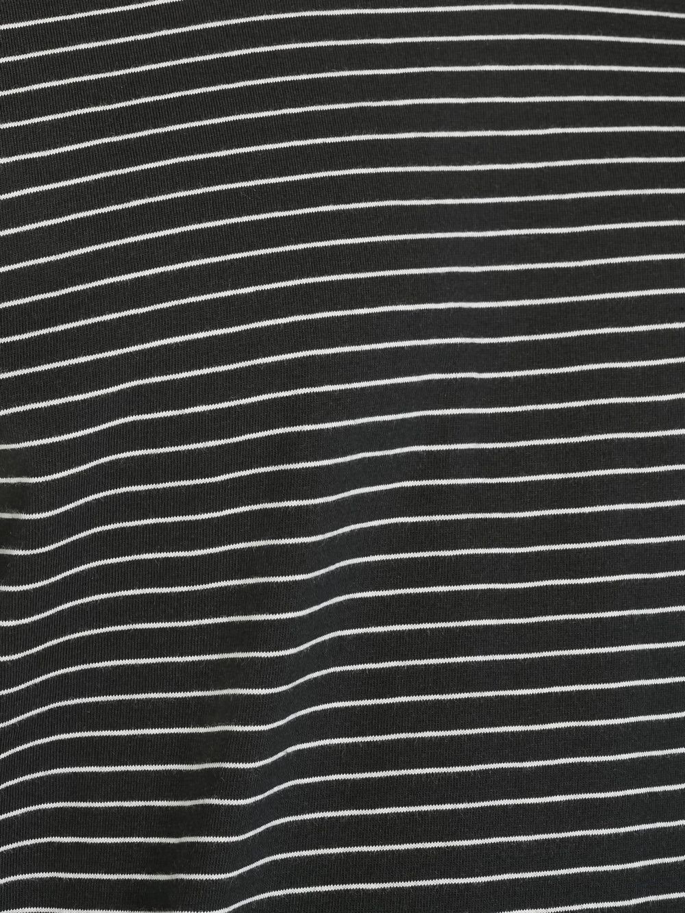 FRAME Logo Skinny Stripe Tee -- Noir/ Off White sold by Frame Denim product image thumbnail 6