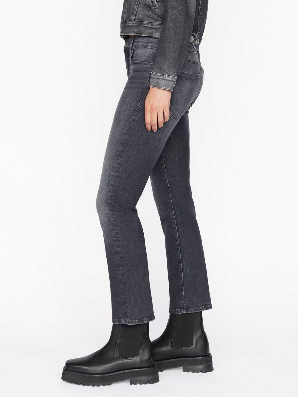 Le High Straight -- Black Oak sold by Frame Denim product image thumbnail 3