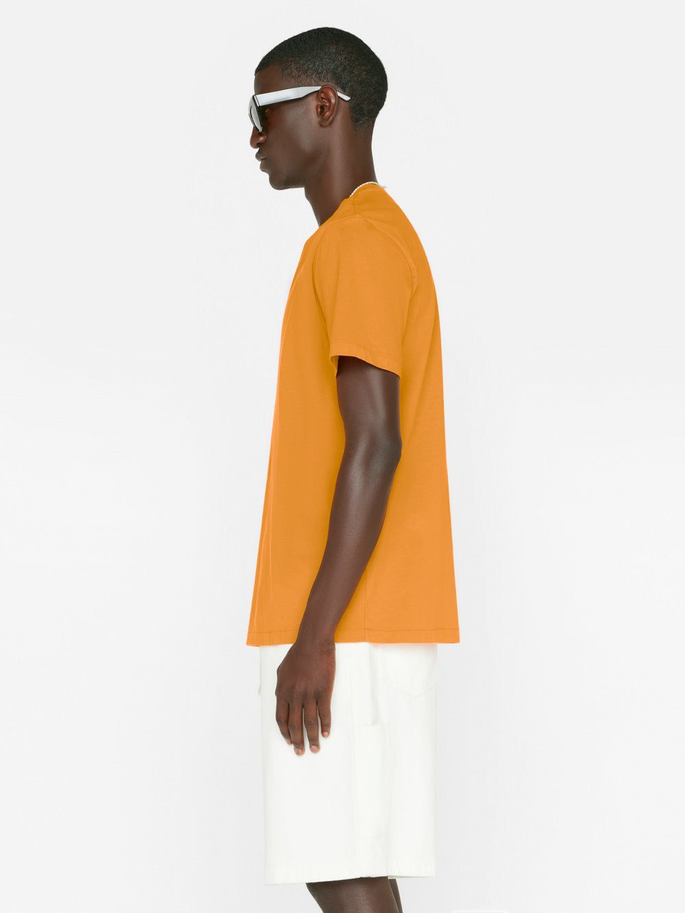 FRAME Logo Tee -- Clementine sold by Frame Denim product image thumbnail 5