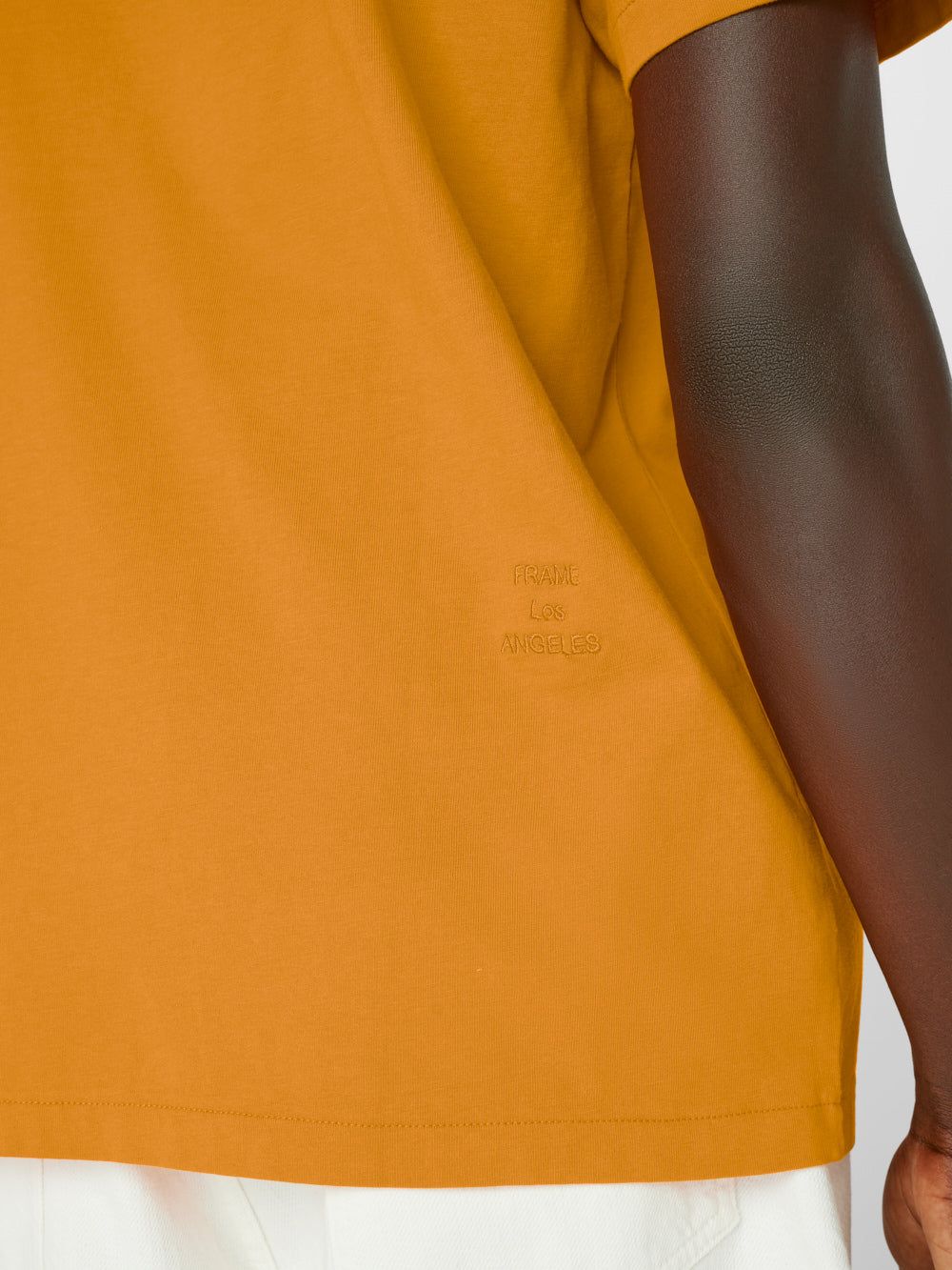FRAME Logo Tee -- Clementine sold by Frame Denim product image thumbnail 4