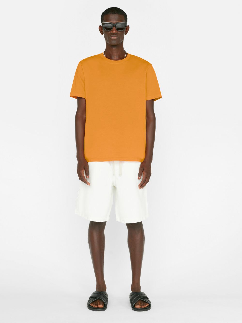 FRAME Logo Tee -- Clementine sold by Frame Denim product image thumbnail 2