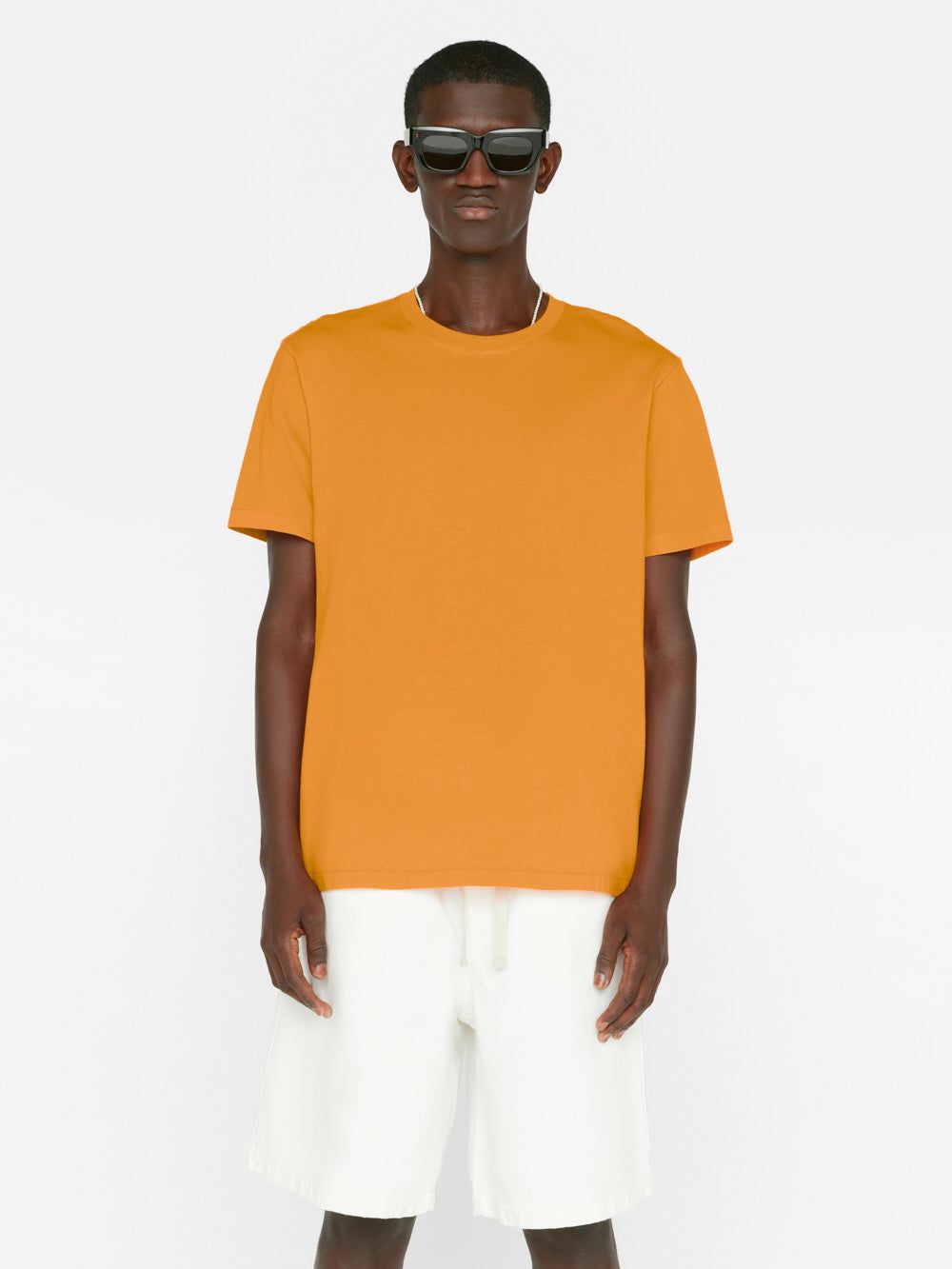 FRAME Logo Tee -- Clementine sold by Frame Denim product image thumbnail 3