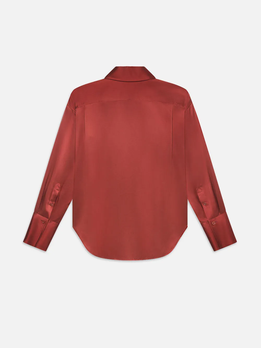 The Oversized Shirt -- Deep Rust sold by Frame Denim product image thumbnail 3