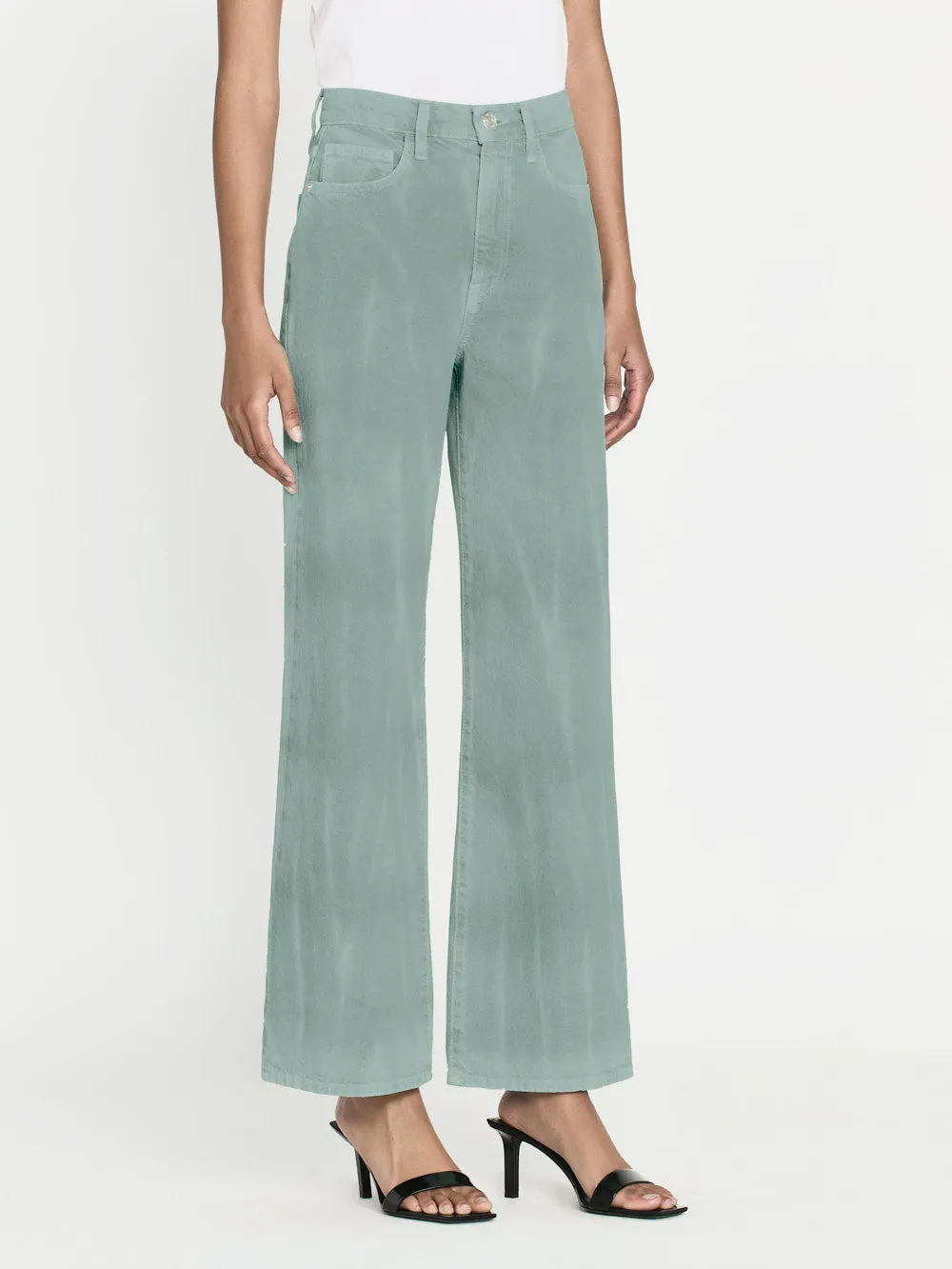 Le Jane Wide Crop -- Opal sold by Frame Denim product image thumbnail 5