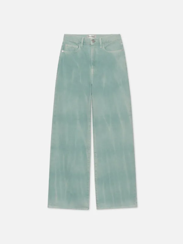 Le Jane Wide Crop -- Opal sold by Frame Denim
