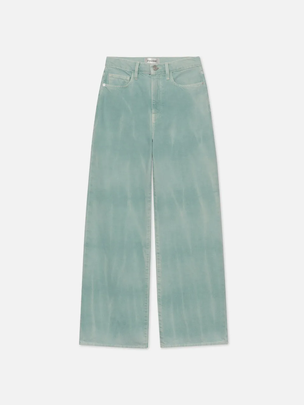 Le Jane Wide Crop -- Opal sold by Frame Denim