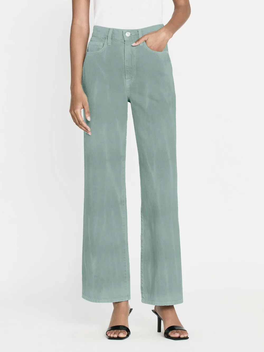 Le Jane Wide Crop -- Opal sold by Frame Denim product image thumbnail 3