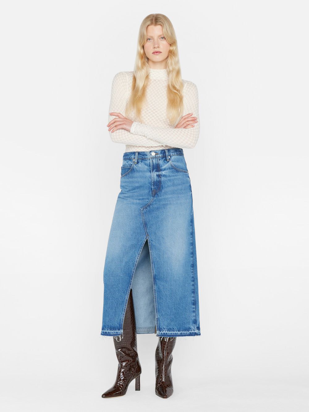 The Midaxi Skirt -- Del Amo sold by Frame Denim product image thumbnail 3