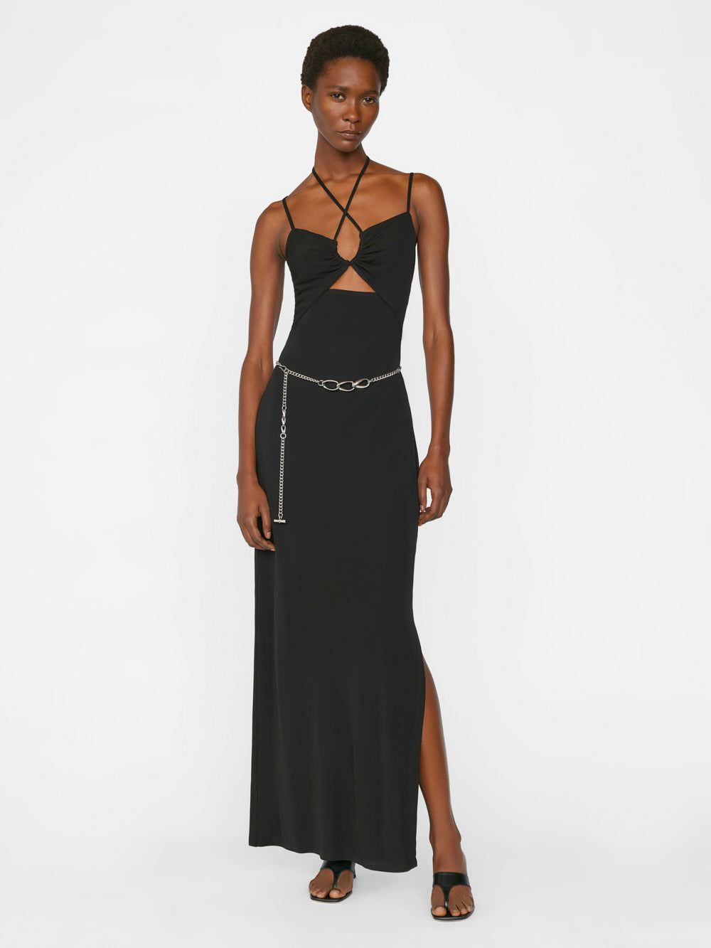 Strappy Knit Dress -- Noir sold by Frame Denim product image thumbnail 3