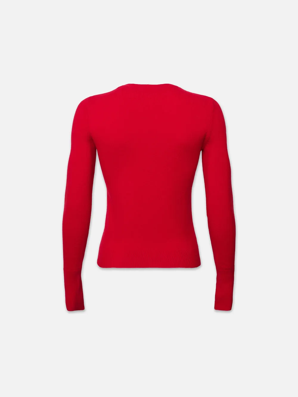 Lunar New Year Cashmere Crew -- Red sold by Frame Denim product image thumbnail 3