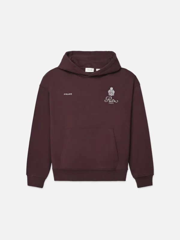 Ritz Men's Hoodie -- Bordeaux sold by Frame Denim