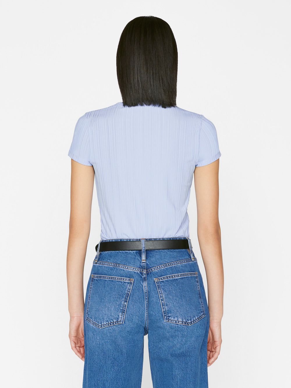 Shrunken Tee -- Oxford Blue sold by Frame Denim product image thumbnail 5