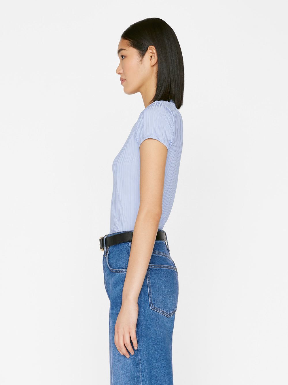 Shrunken Tee -- Oxford Blue sold by Frame Denim product image thumbnail 4