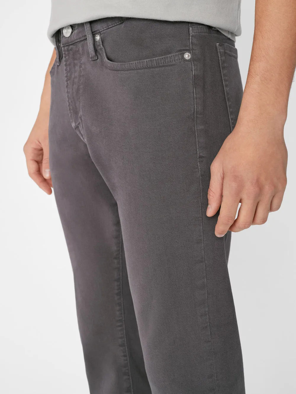 L'Homme Slim Twill -- Garage Faded Black sold by Frame Denim product image thumbnail 4