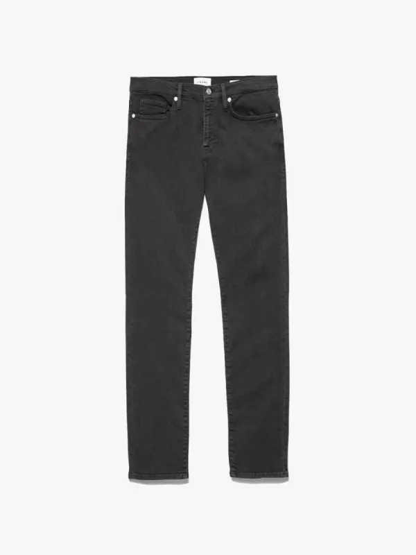 L'Homme Slim Twill -- Garage Faded Black sold by Frame Denim