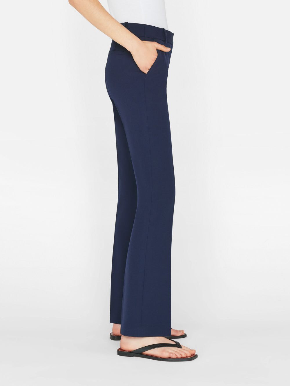 Le Mini Boot Trouser -- Navy sold by Frame Denim product image thumbnail 6