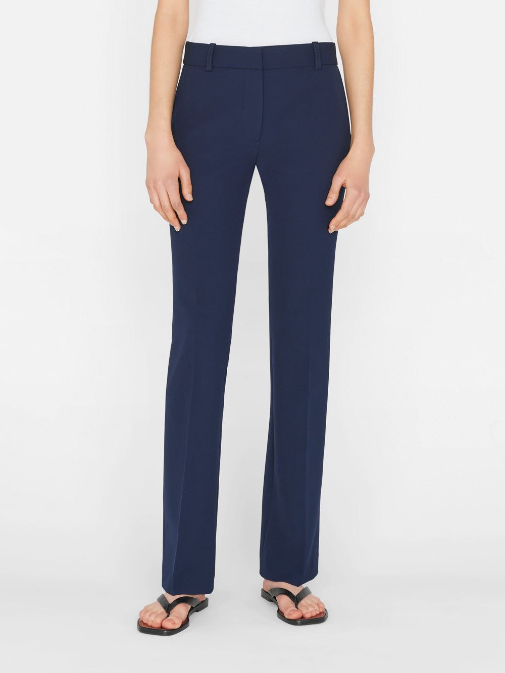 Le Mini Boot Trouser -- Navy sold by Frame Denim product image thumbnail 2