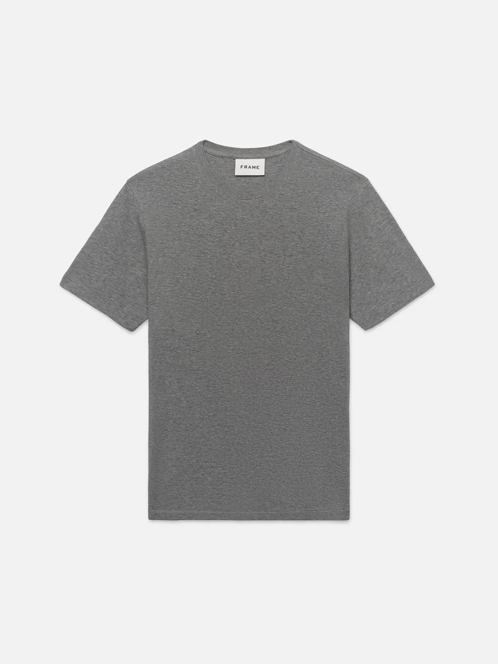 Duo Fold Tee -- Heather Grey sold by Frame Denim