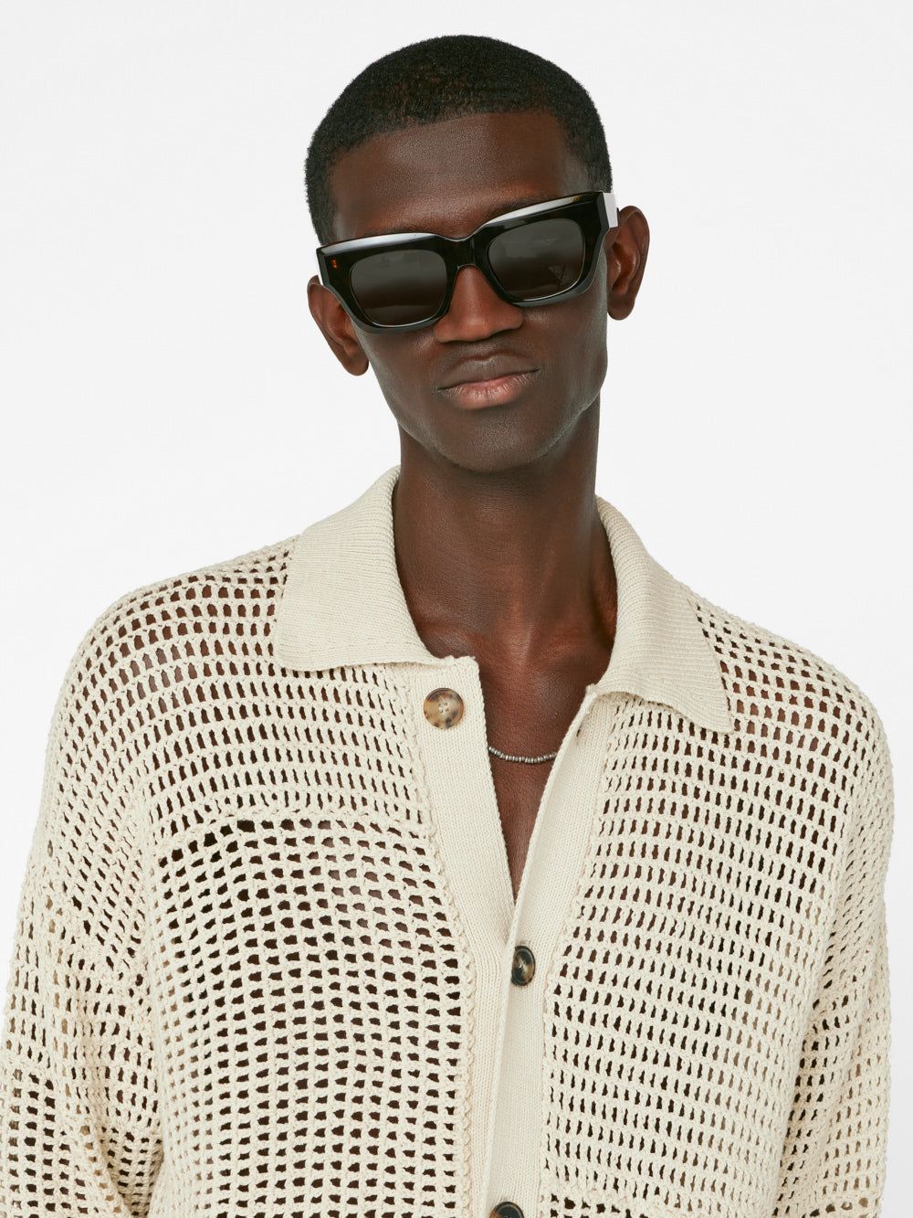 Tonal Crochet -- Ecru sold by Frame Denim product image thumbnail 8