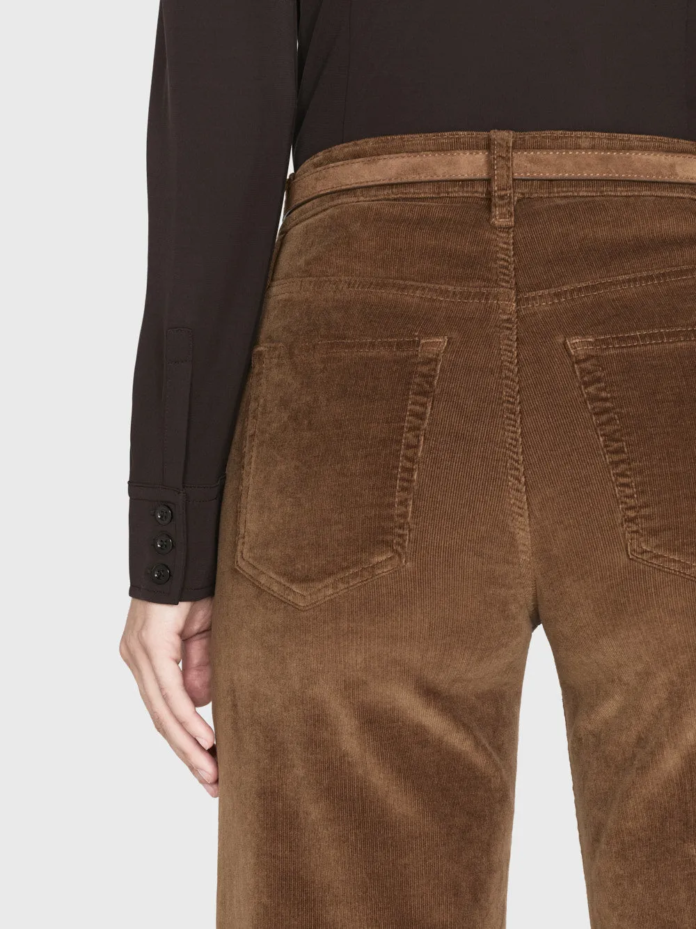 Le Slim Palazzo Corduroy -- Toast sold by Frame Denim product image thumbnail 4