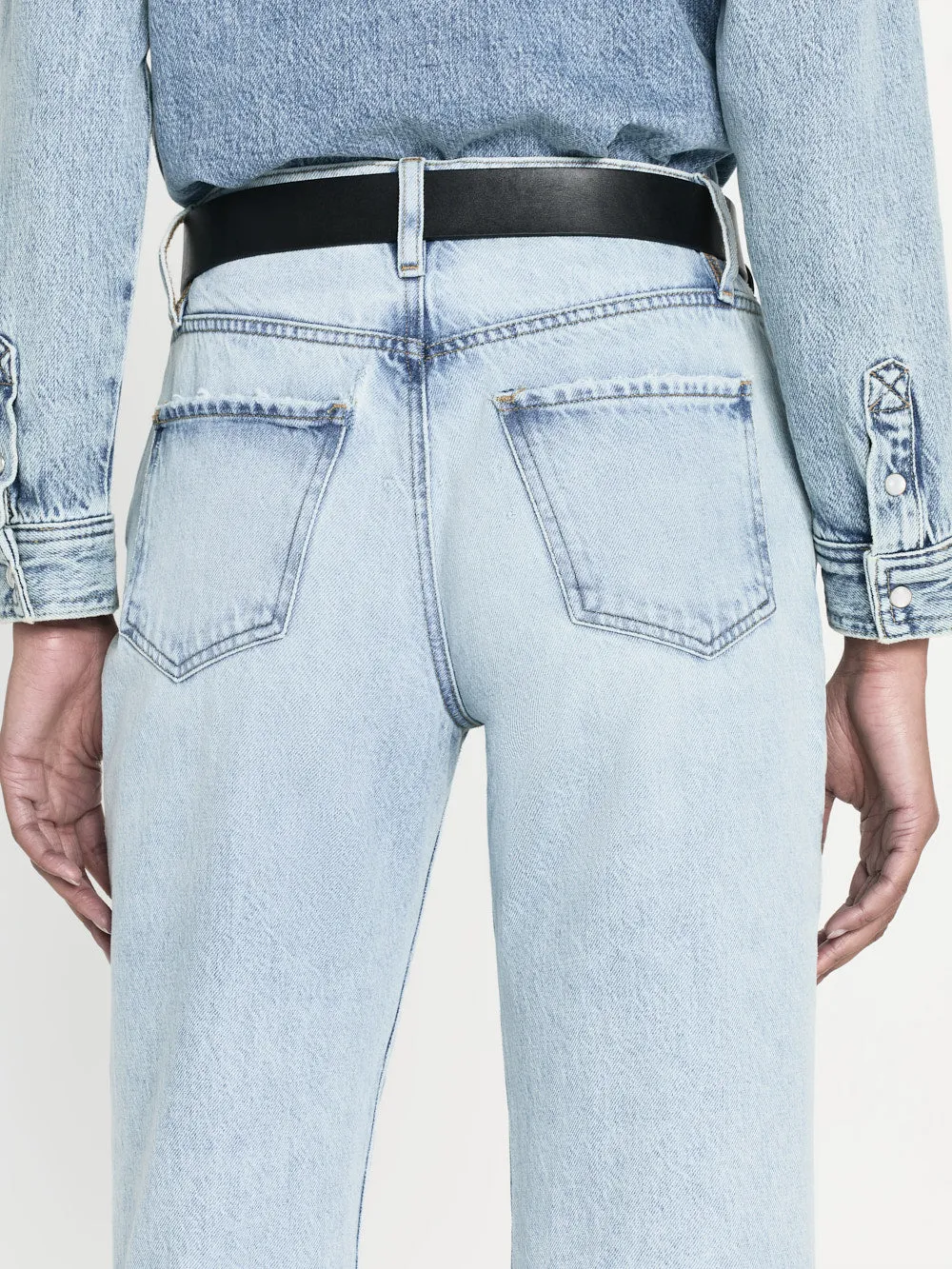 Le Jane Crop Bite Hem -- Fizz Indigo sold by Frame Denim product image thumbnail 3