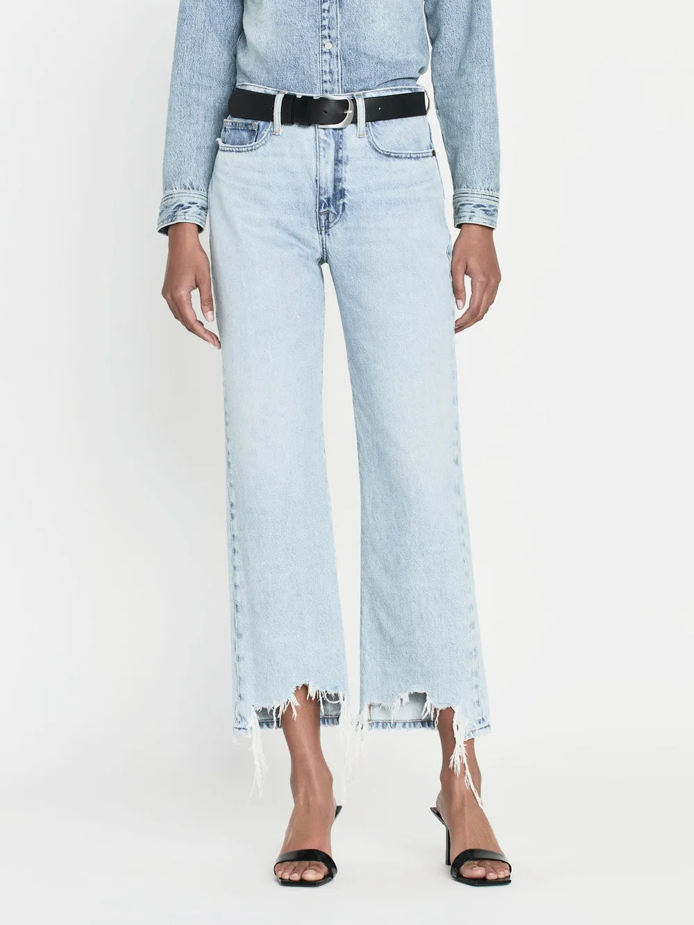 Le Jane Crop Bite Hem -- Fizz Indigo sold by Frame Denim product image thumbnail 2