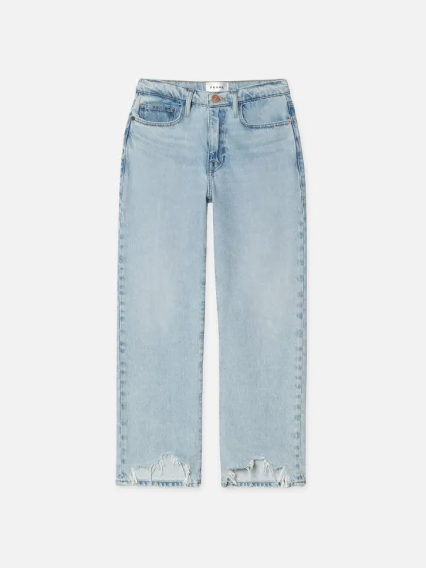 Le Jane Crop Bite Hem -- Fizz Indigo sold by Frame Denim