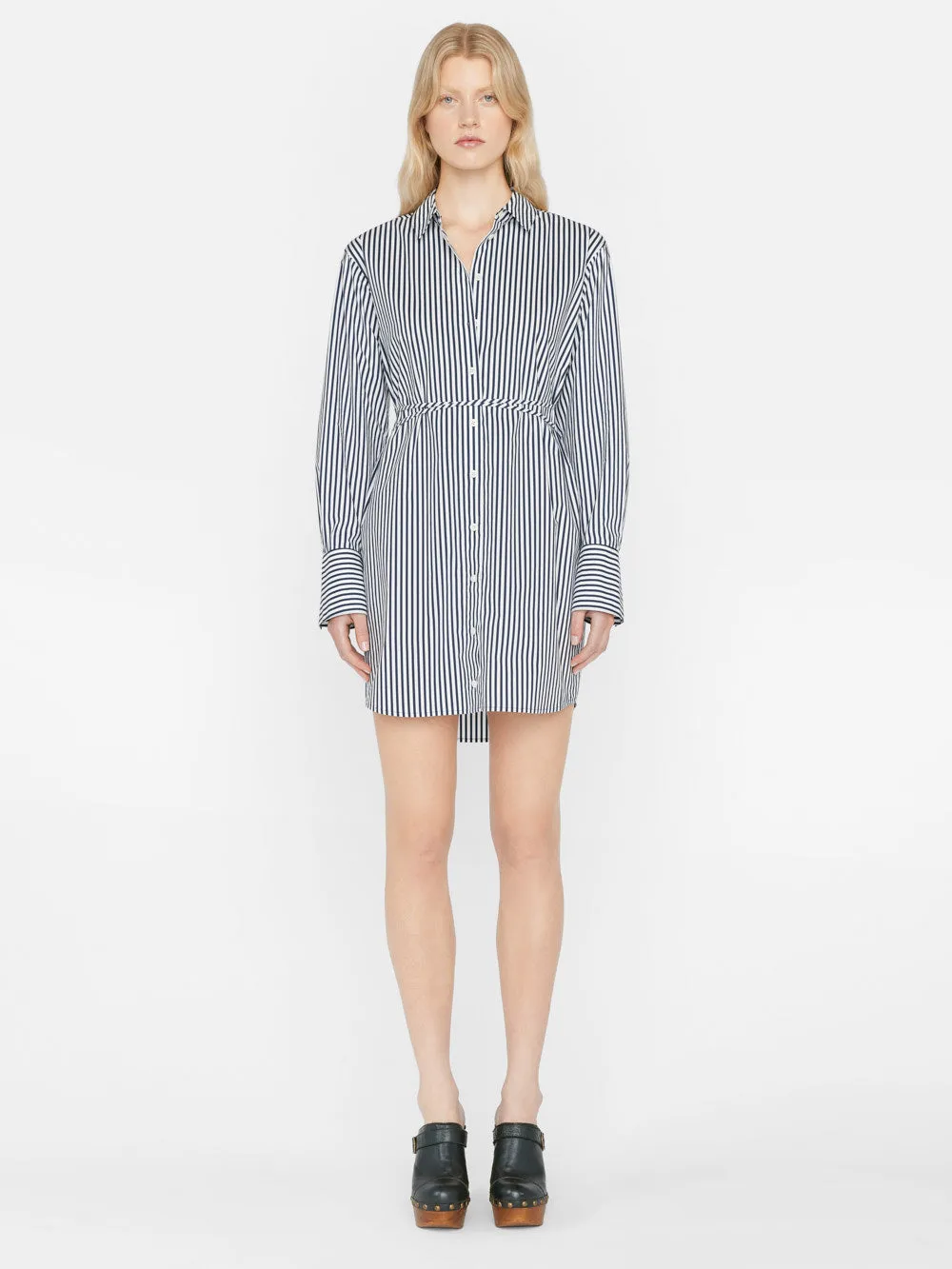 Mini Shirt Dress -- Blanc Multi sold by Frame Denim product image thumbnail 4