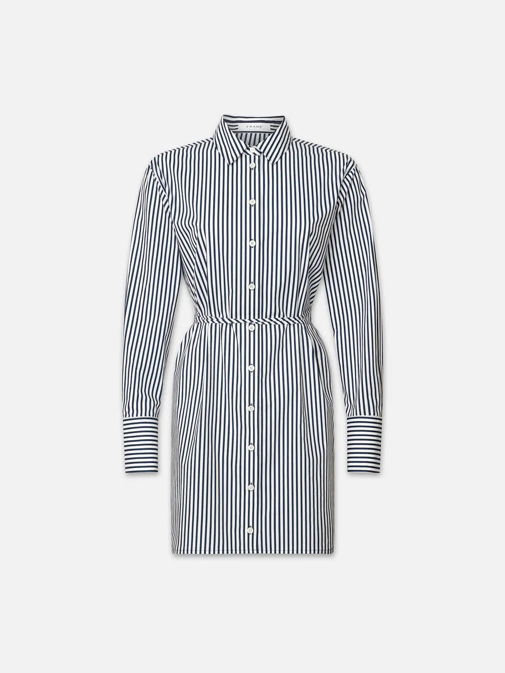 Mini Shirt Dress -- Blanc Multi sold by Frame Denim