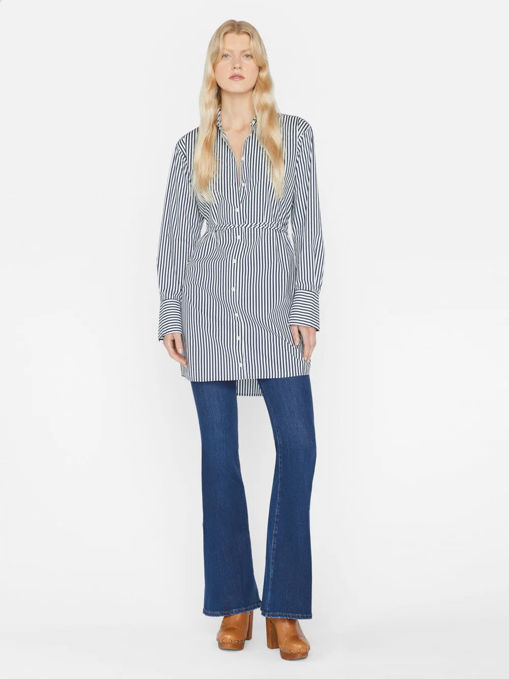 Mini Shirt Dress -- Blanc Multi sold by Frame Denim product image thumbnail 3