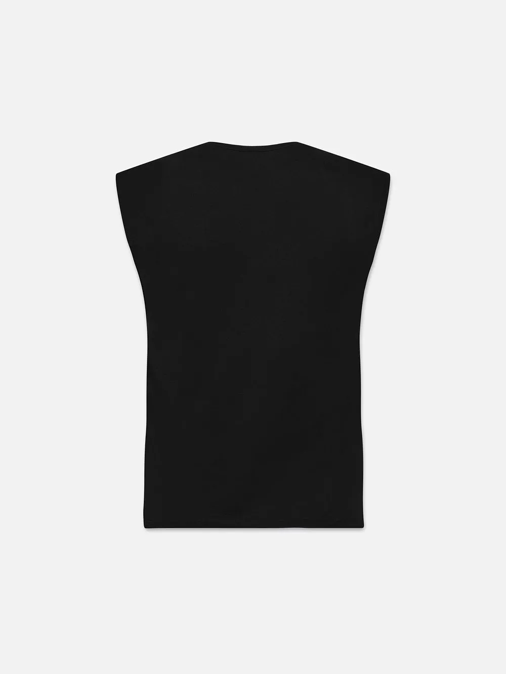 Le Mid Rise Muscle Tee -- Noir sold by Frame Denim product image thumbnail 3