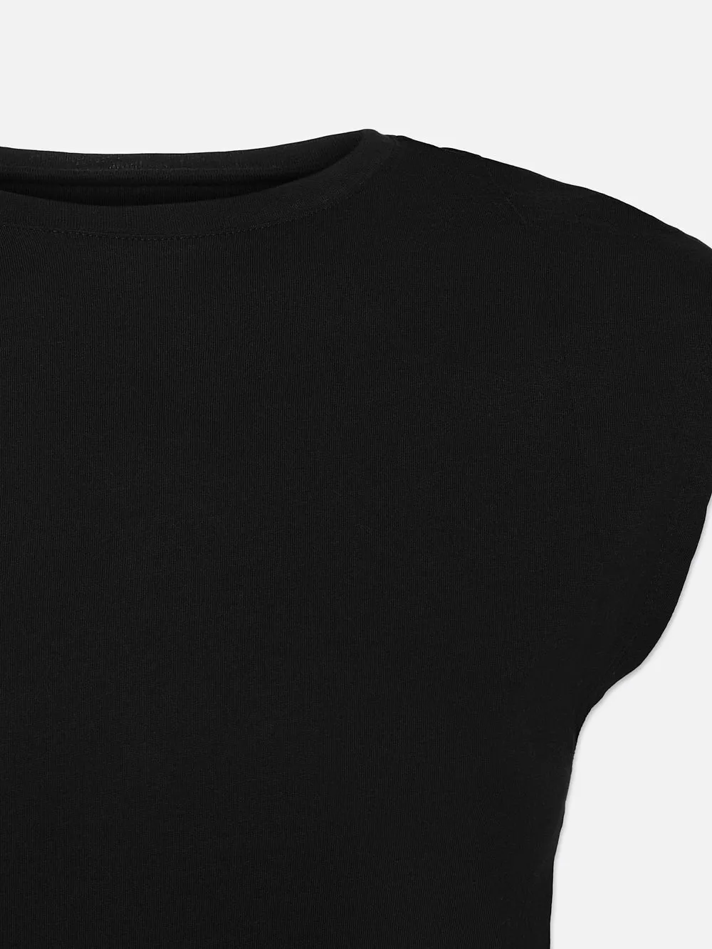 Le Mid Rise Muscle Tee -- Noir sold by Frame Denim product image thumbnail 2