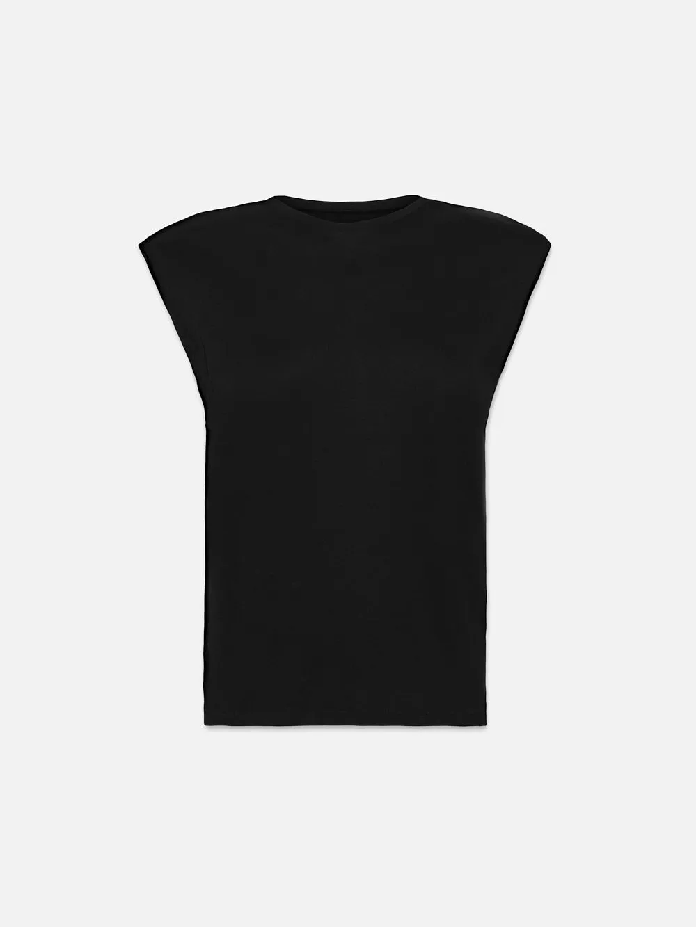 Le Mid Rise Muscle Tee -- Noir sold by Frame Denim