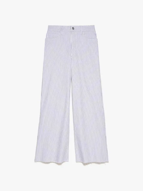 Le Palazzo Crop -- Cobalt Multi sold by Frame Denim