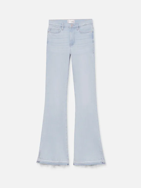 Le Easy Flare Released Fray Side Slit -- Clarity sold by Frame Denim