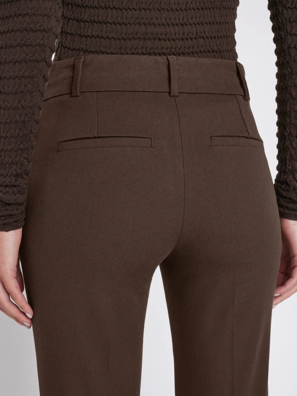 Le High Flare Split Trouser -- Espresso sold by Frame Denim product image thumbnail 5