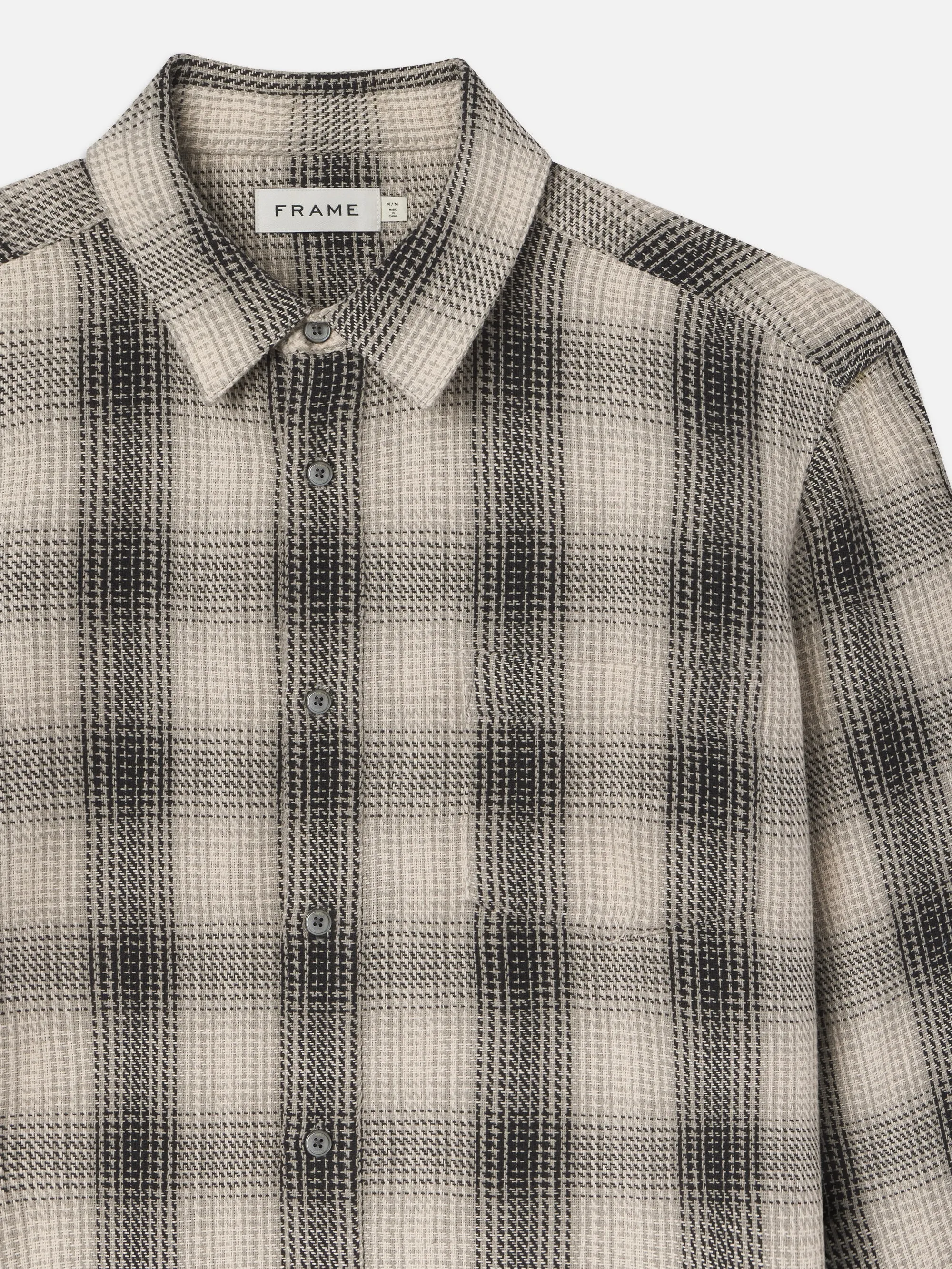 Baja Plaid Shirt -- Dark Navy sold by Frame Denim product image thumbnail 2