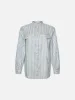 Femme Pocket Shirt -- Sky Blue Multi sold by Frame Denim