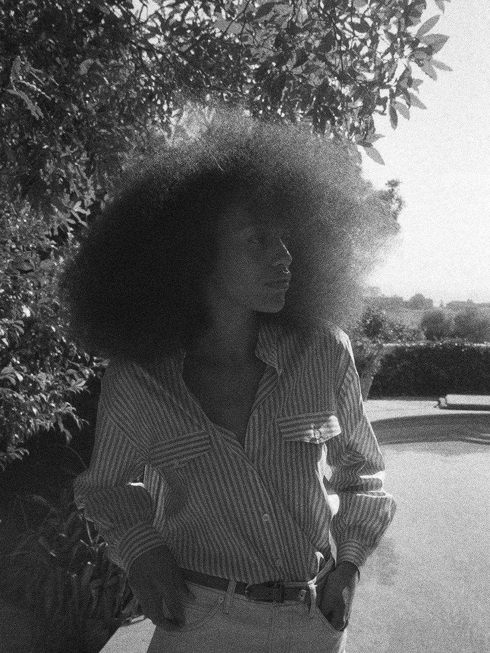 Femme Pocket Shirt -- Sky Blue Multi sold by Frame Denim product image thumbnail 2