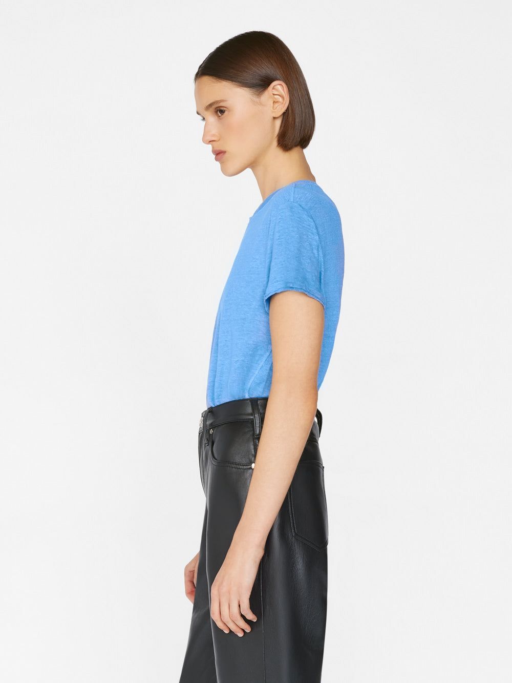 Easy True Tee -- Cornflower Blue sold by Frame Denim product image thumbnail 3
